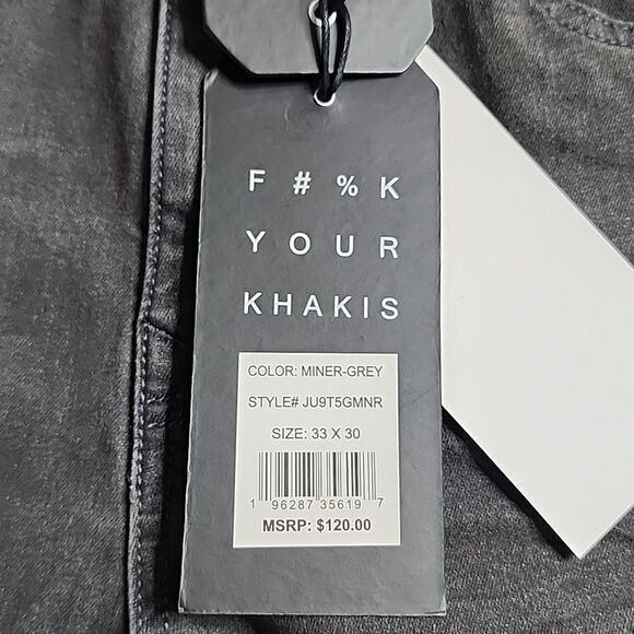 2431 NWT The Perfect Jean Slim Thick Fit / Miner (Grey) Size 33x30 - Picture 11 of 12